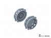 E.T. Model P35-066 WWII German Sd.kfz.250/Sd.kfz.10 Sprockets & Track links ( 3D Printed ) 1/35